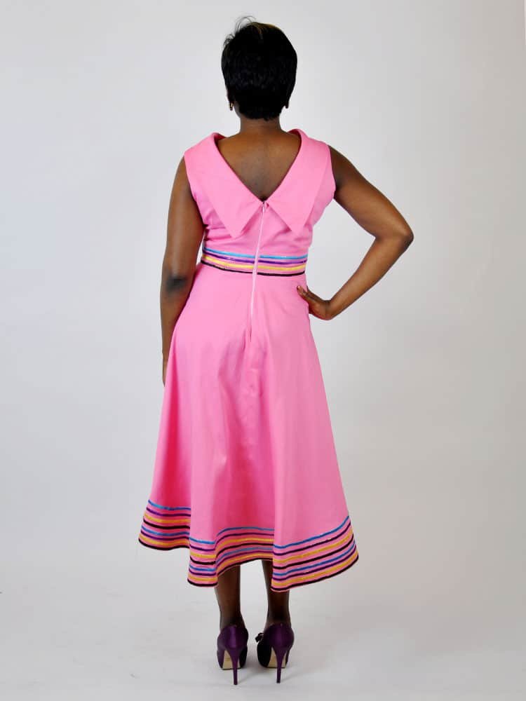 Pink Lila Skater Dress - Image 2