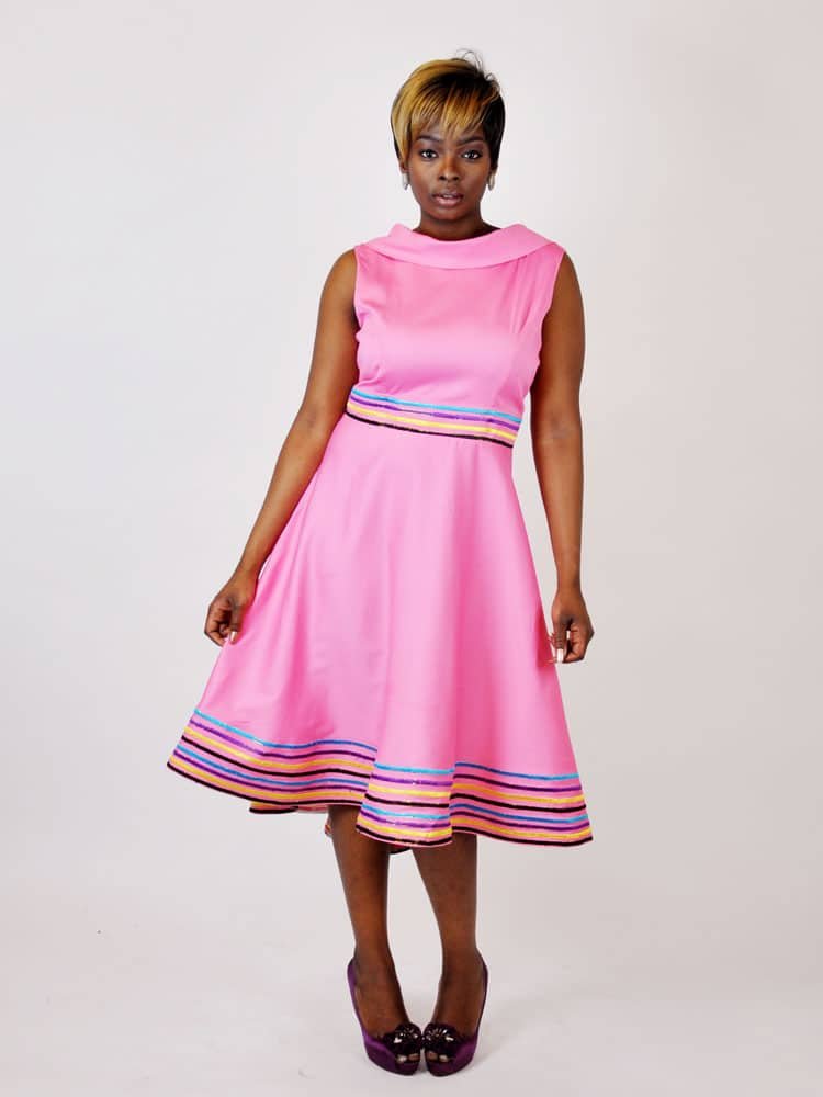 Pink Lila Skater Dress