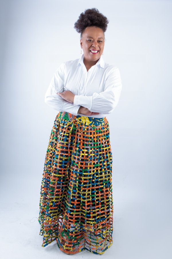 Byran Weaved Stylish African Mix Ankara Print Skirt