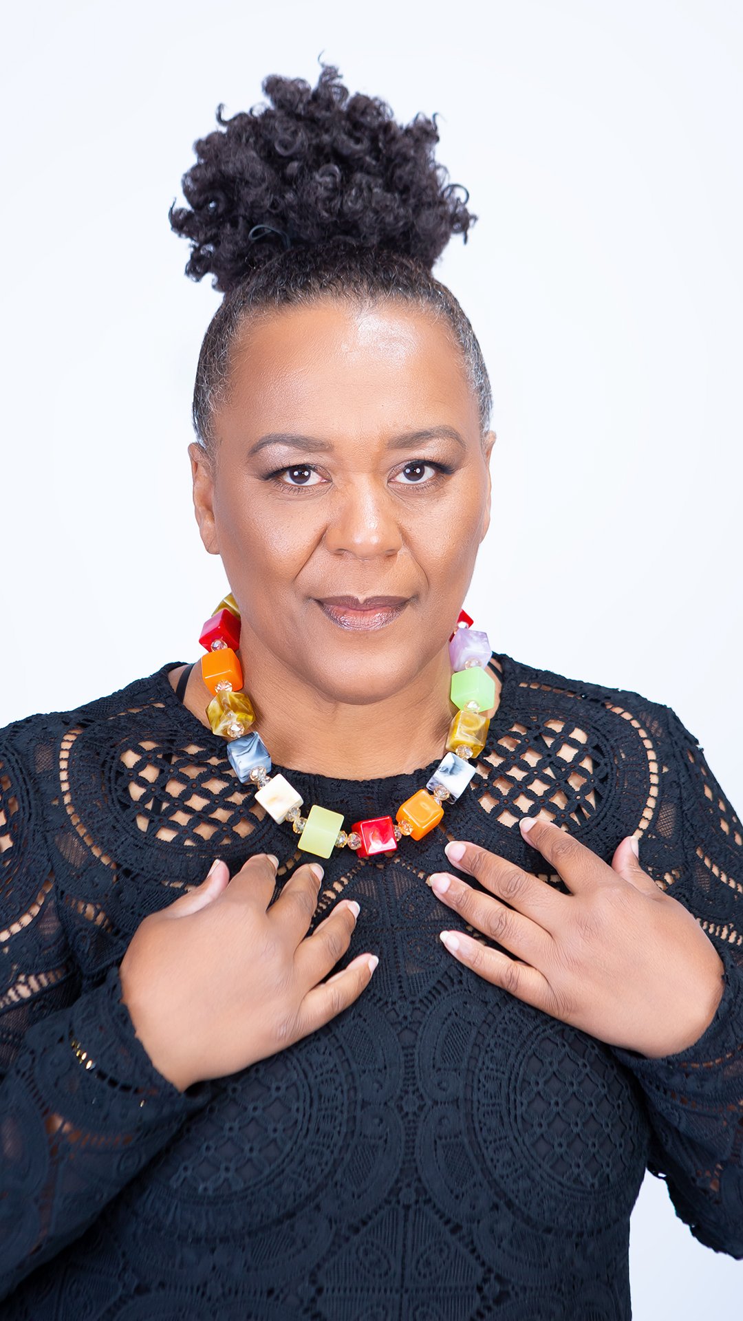 Rainbow Cube Beaded Set