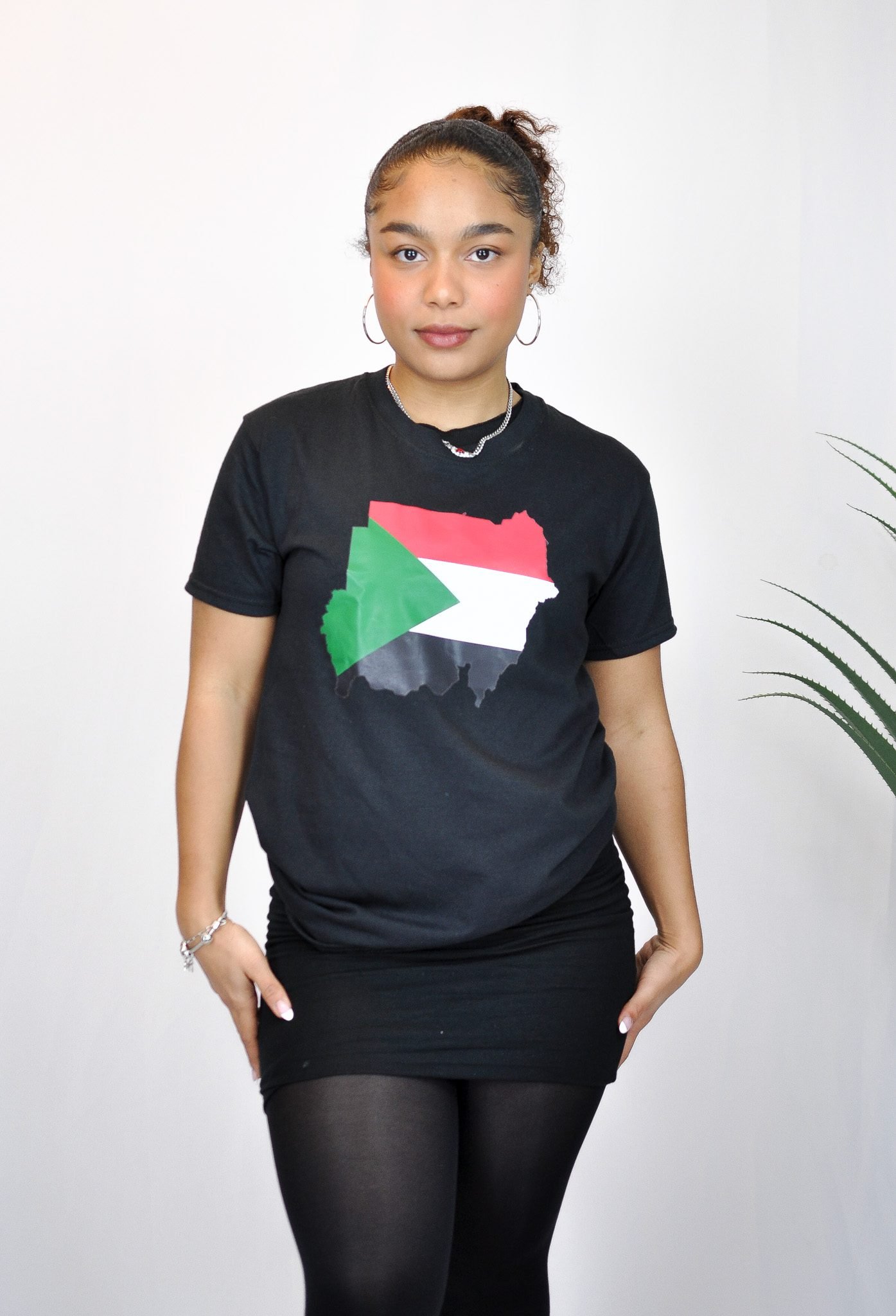 Sudan Colours Country Flag Unisex Top - Image 3