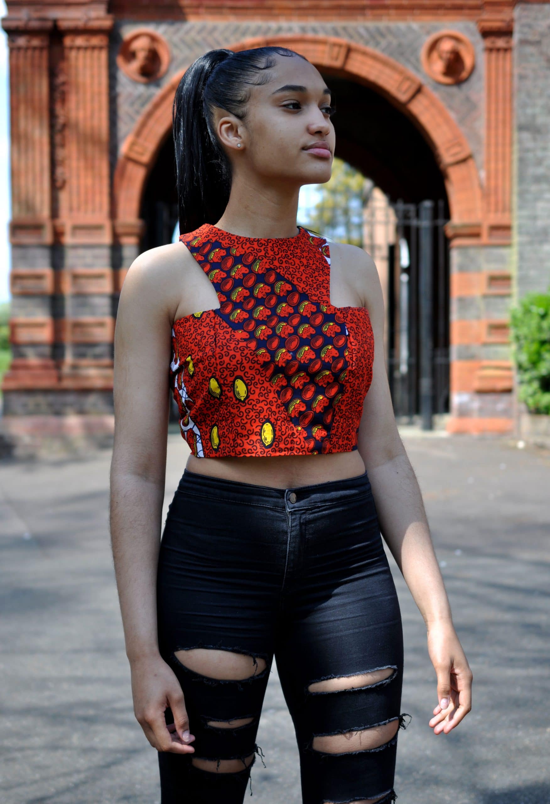 Fayola African Ankara Tank Top