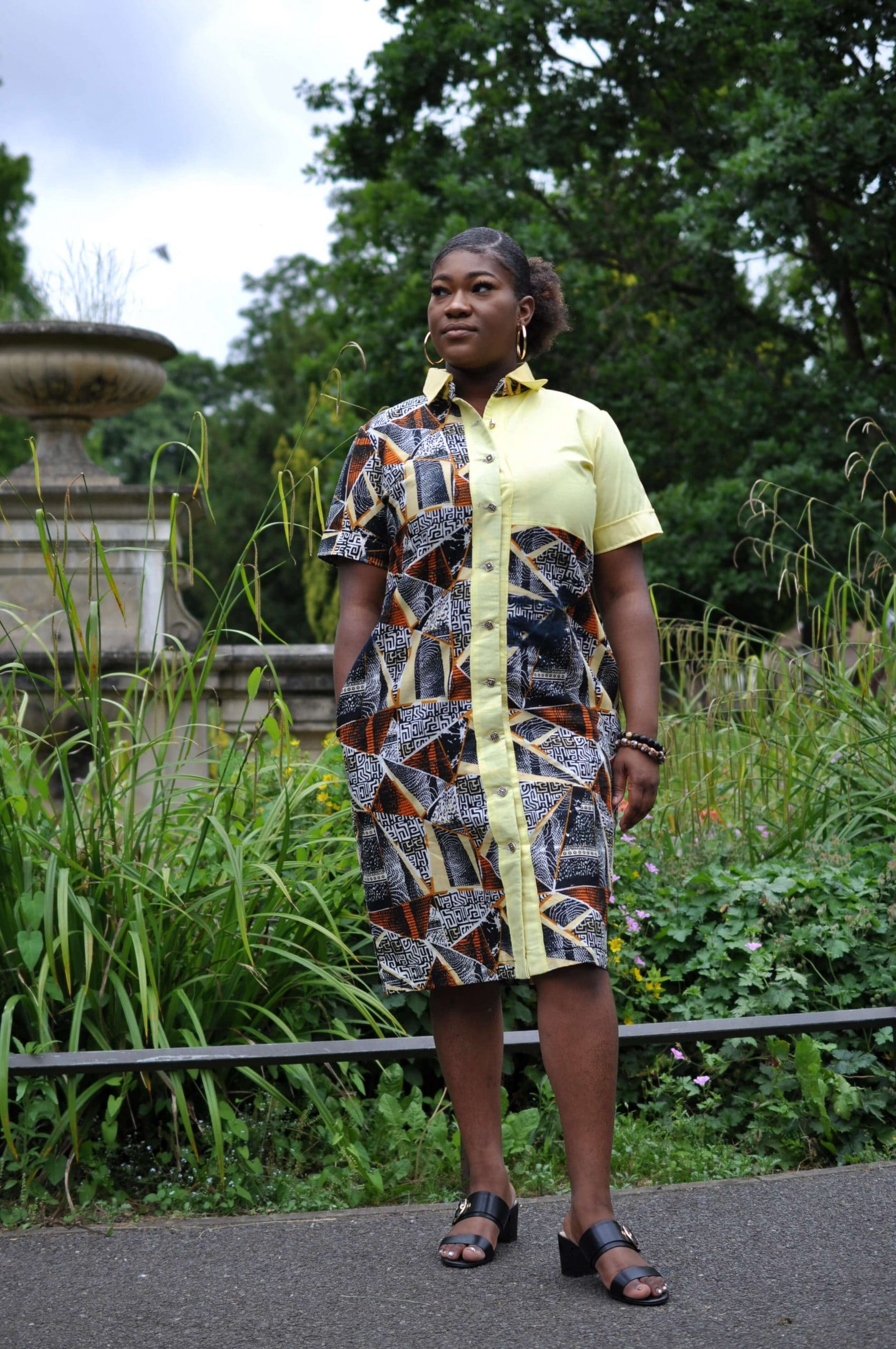 Bonanle Ankara Shirt Dress