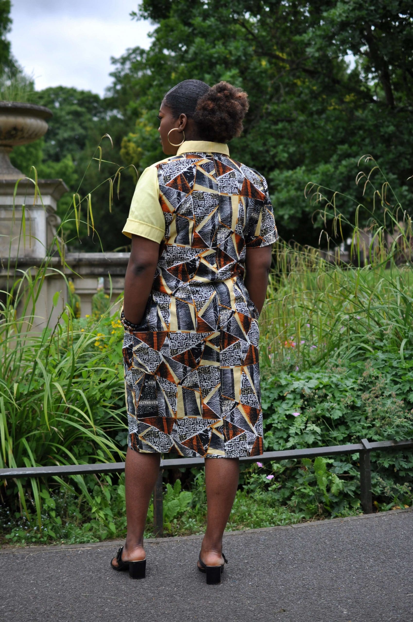 Bonanle Ankara Shirt Dress - Image 2