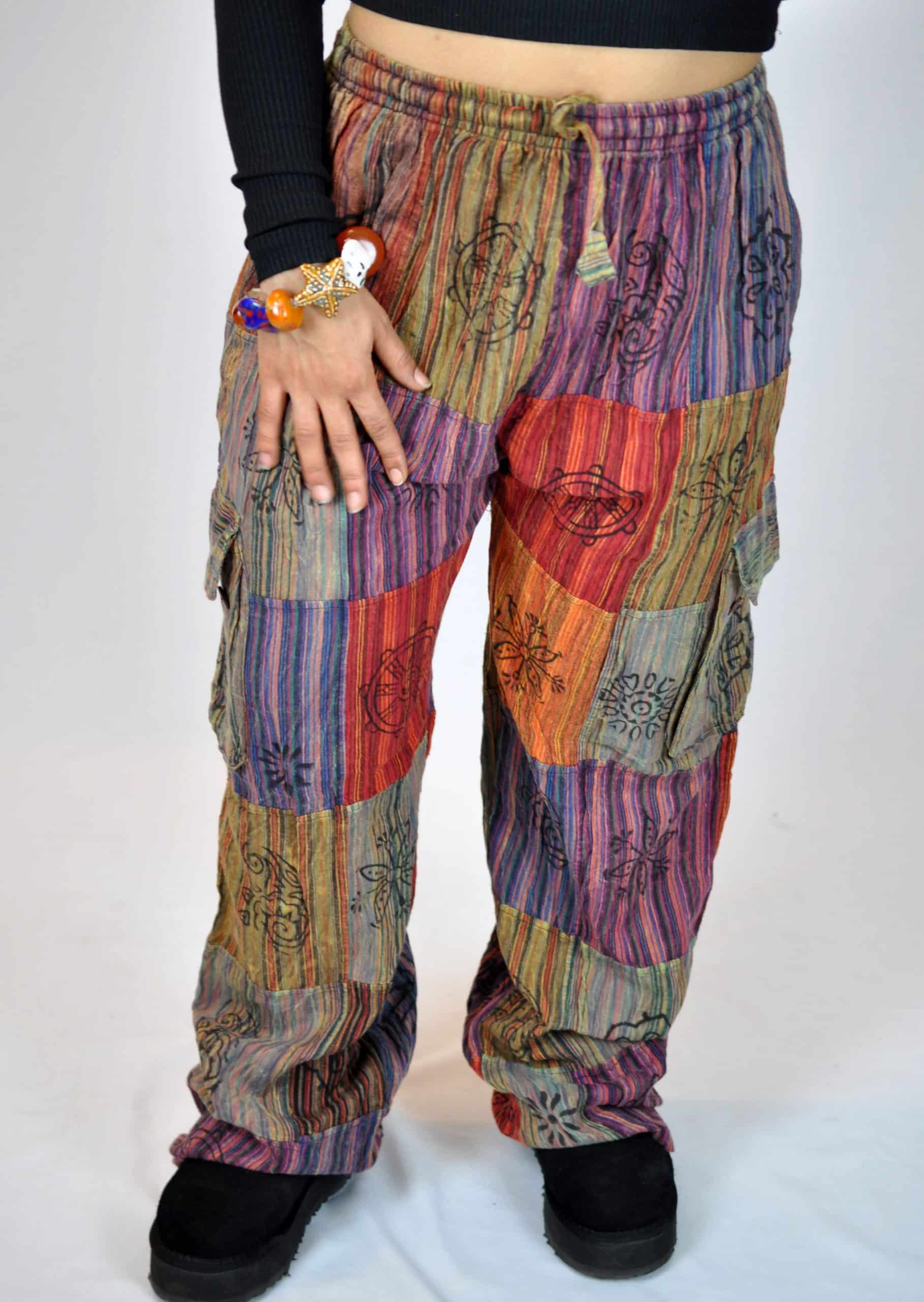 Dada Patchwork Trousers - Image 3