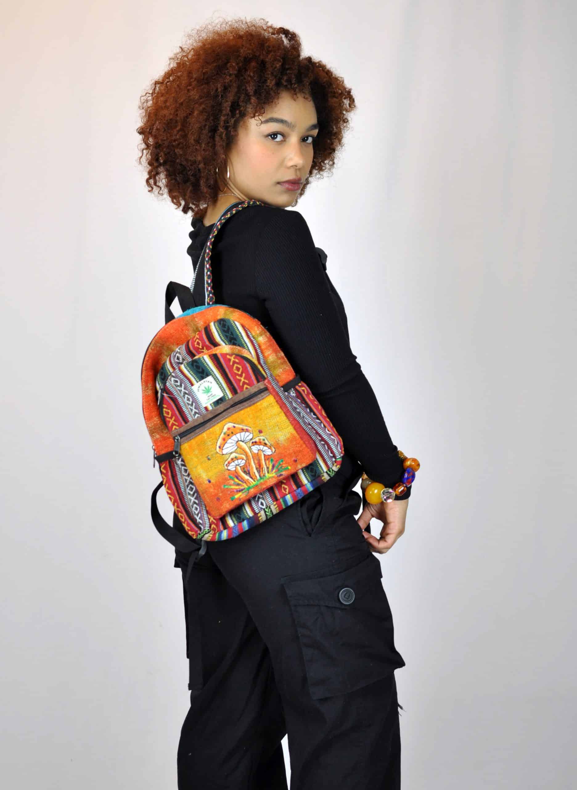 Ekua Hemp Mushroom Backpack