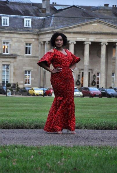 Zara African Bodycon Flare Dress - Image 9