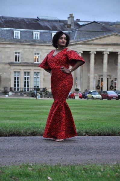 Zara African Bodycon Flare Dress - Image 6