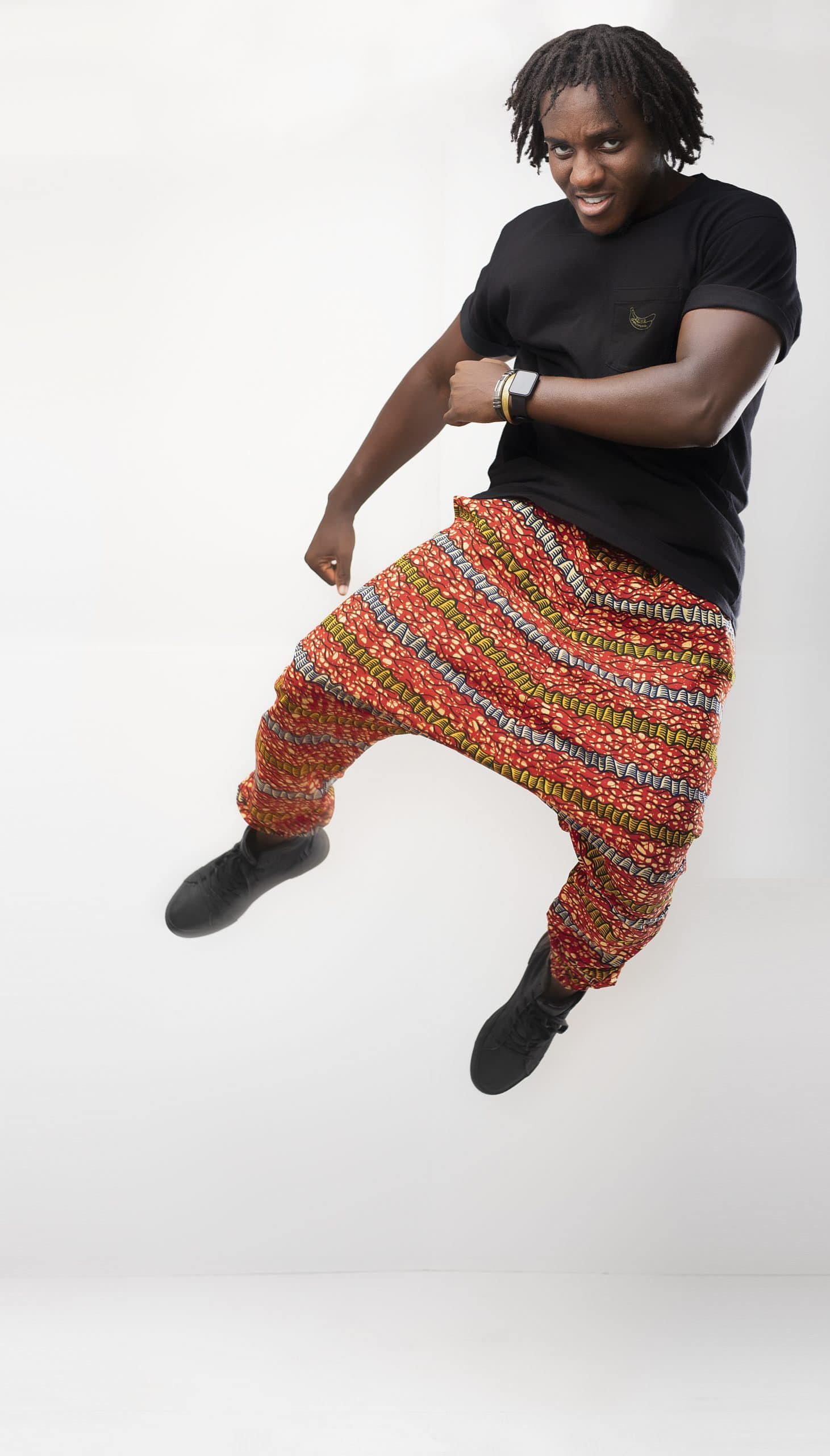 Stylish Puleng African Print Harem Low Crotch Trousers - Image 4