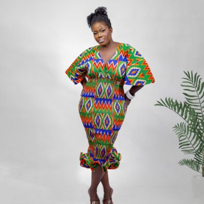 Kente Bodycon Dress