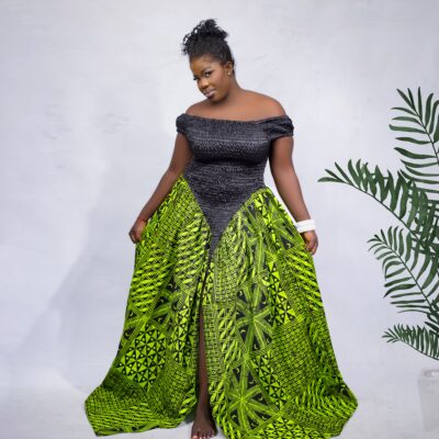 Elegant African Gown