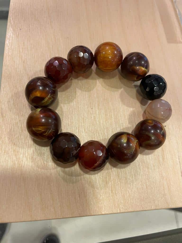 Neela Handmade Abstract Chunky Bracelet