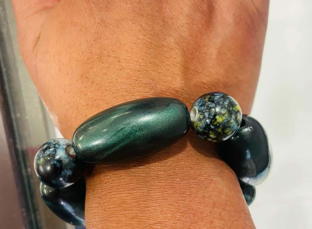 Seble Handmade Abstract Chunky Bracelet