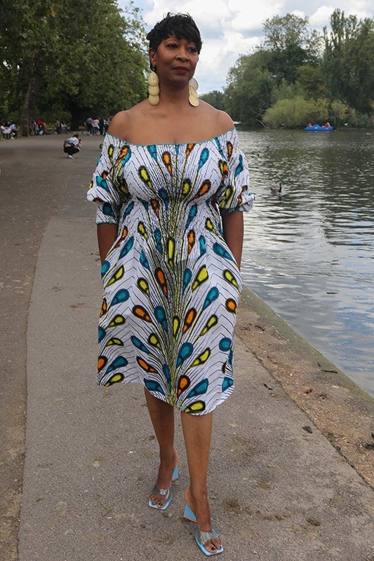 Adjo Stunning Drop Waist Style Bandeau Dress