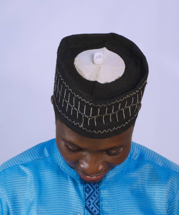 Authentic Traditional Nigerian Men’s Hausa Cap - Image 2