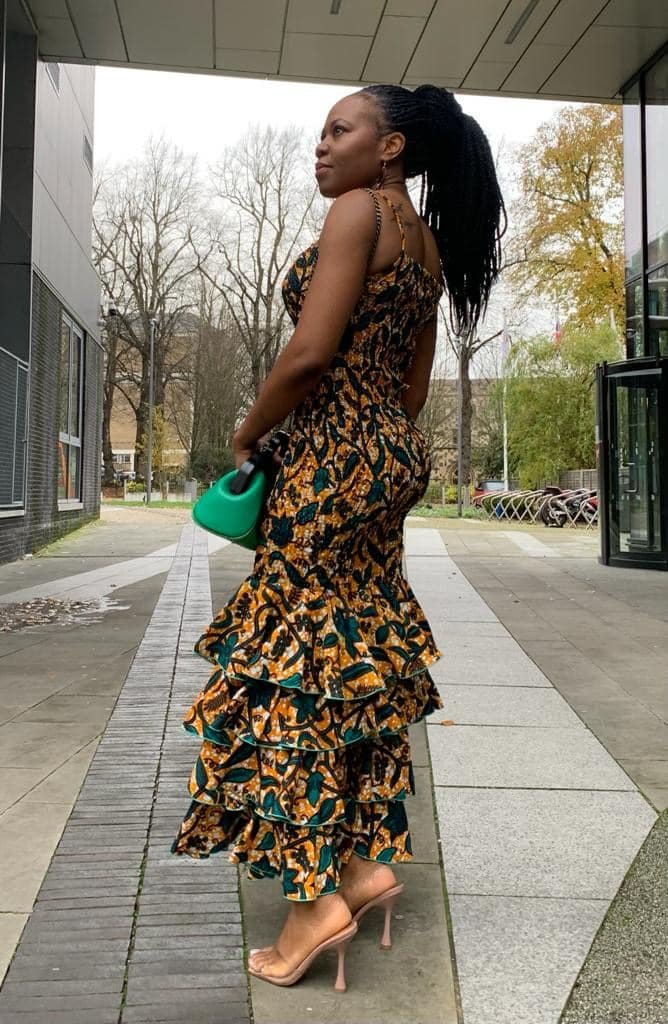 Stunning Urbi Ankara Mermaid Design Body-con Dress - Image 2