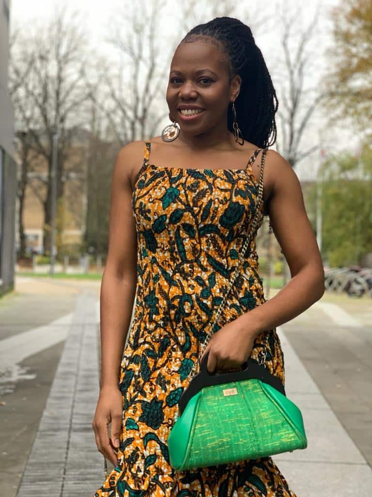 Stunning Urbi Ankara Mermaid Design Body-con Dress - Image 4