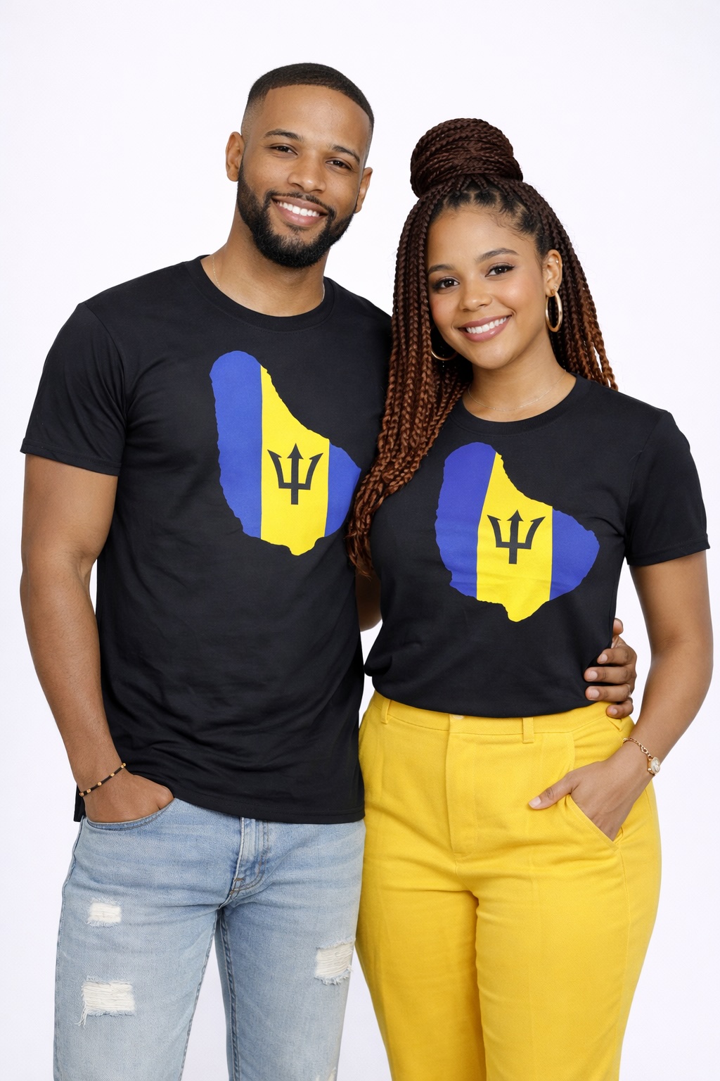 Adjoa Barbados Country Flag Top