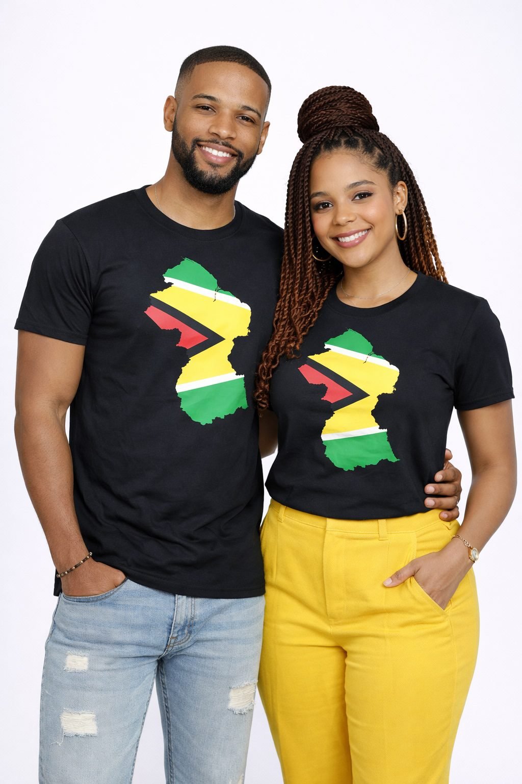 Tanice Unisex Gyana Country Flag Top