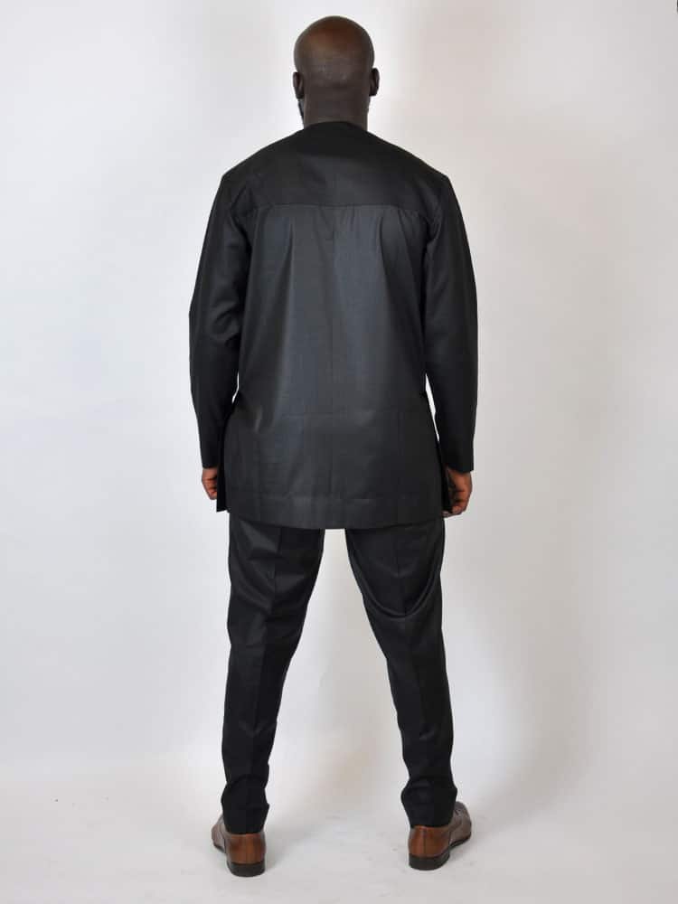 Blue Authentic Traditional African Suit - Image 2