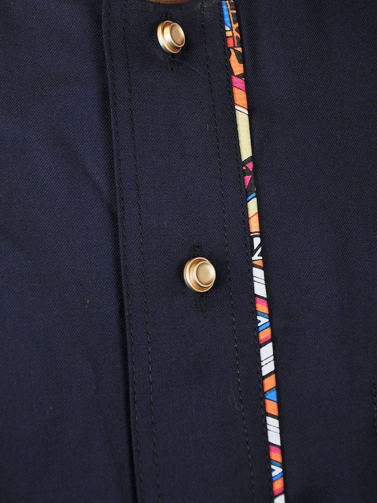 Blue Authentic Traditional African Suit - Image 3