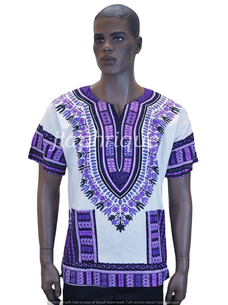 Traditional African Unisex Dashiki Shirt - Image 3