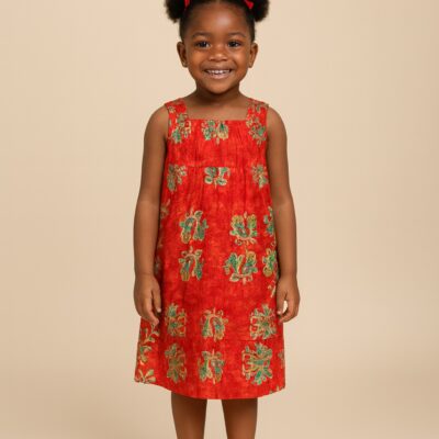 Girls African Print Dress