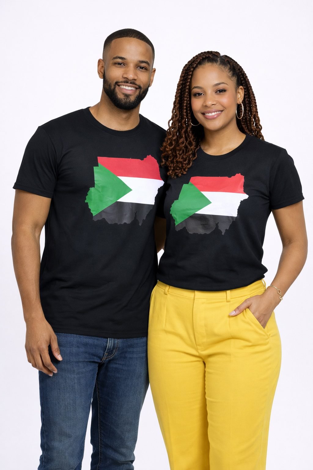 Sudan Colours Country Flag Unisex Top