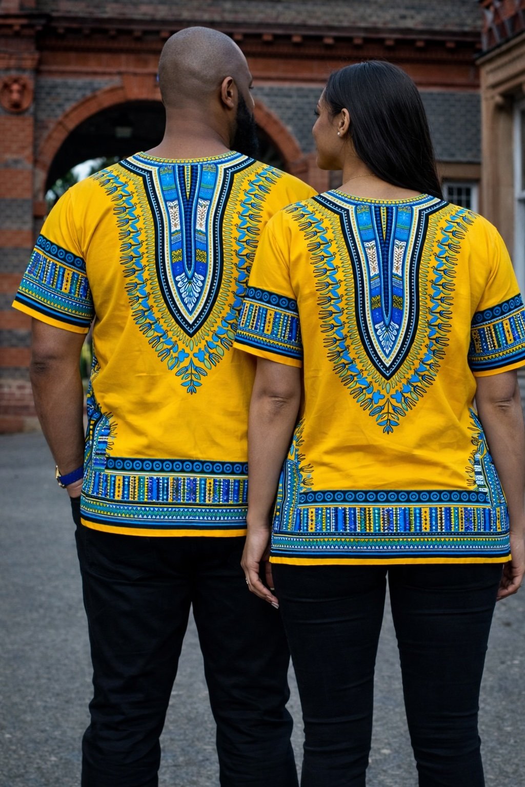 Men's Yellow African Dashiki Shirt - Image 5