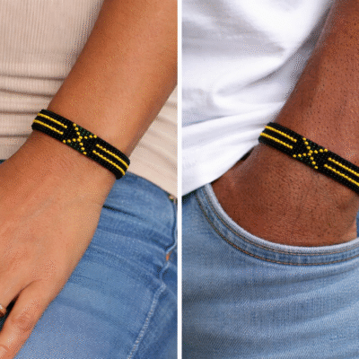 Jamaica Flag Beaded Bracelet