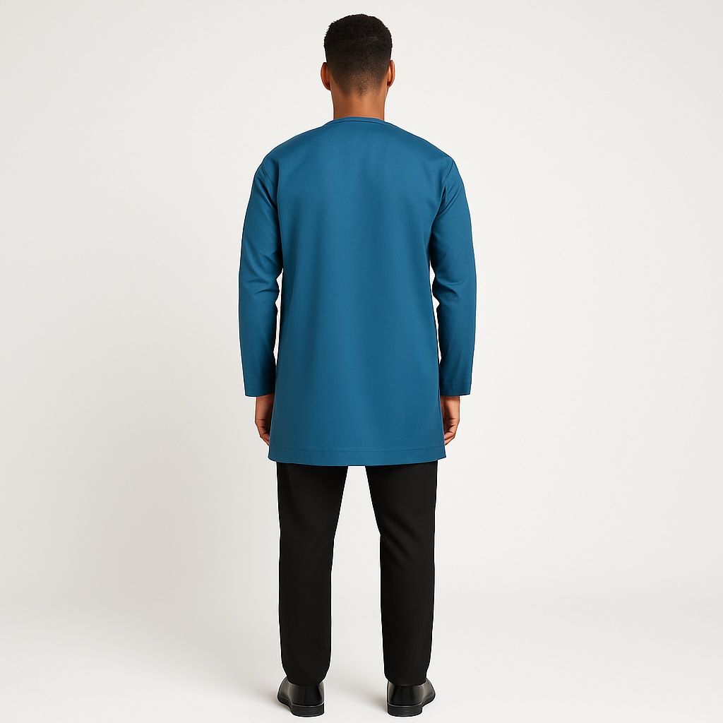 Men’s Embroidered Kaftan Top - Image 3