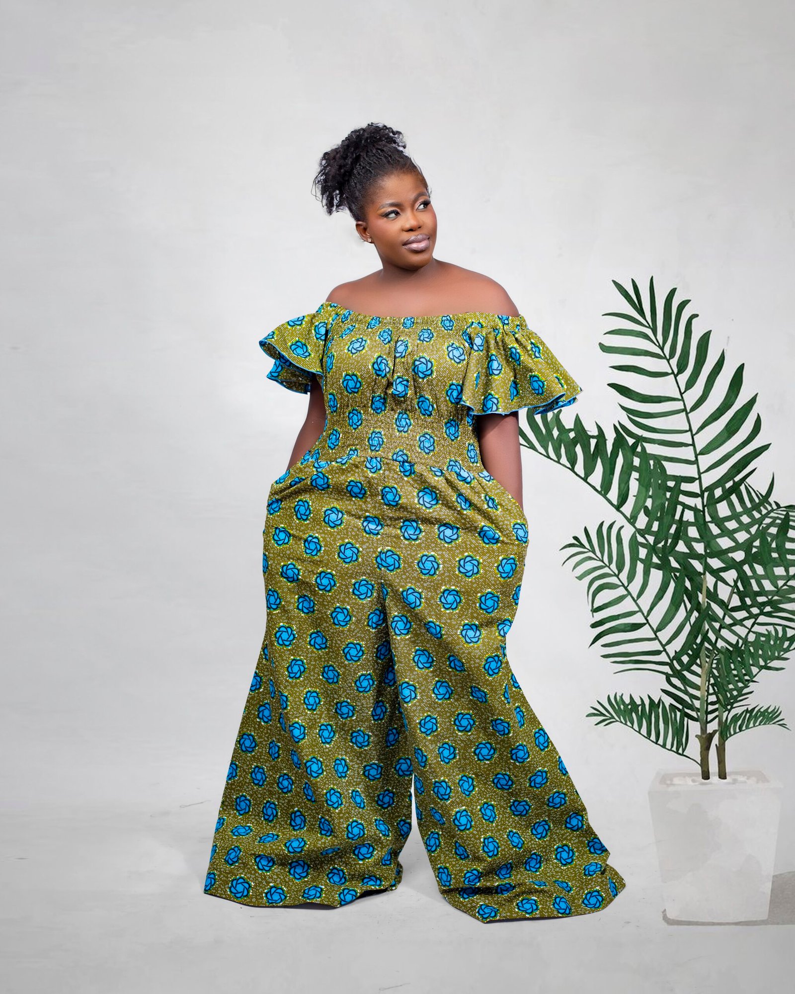 Flutter Sleeve Jumpsuit