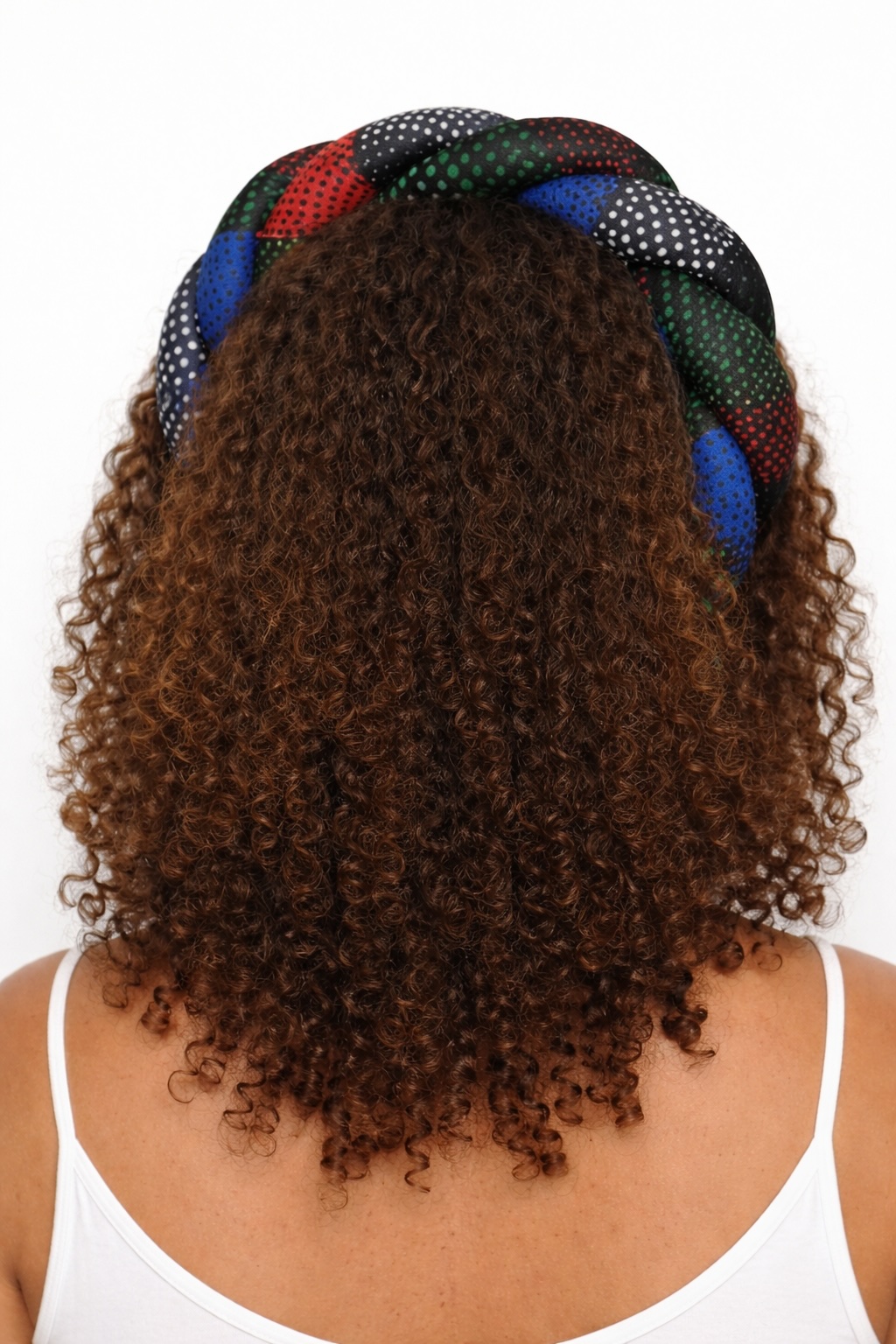 African Print Padded Headband - Image 8