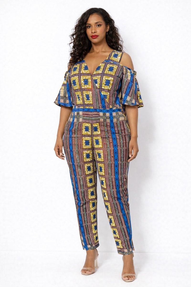 African Print Jumpsuit