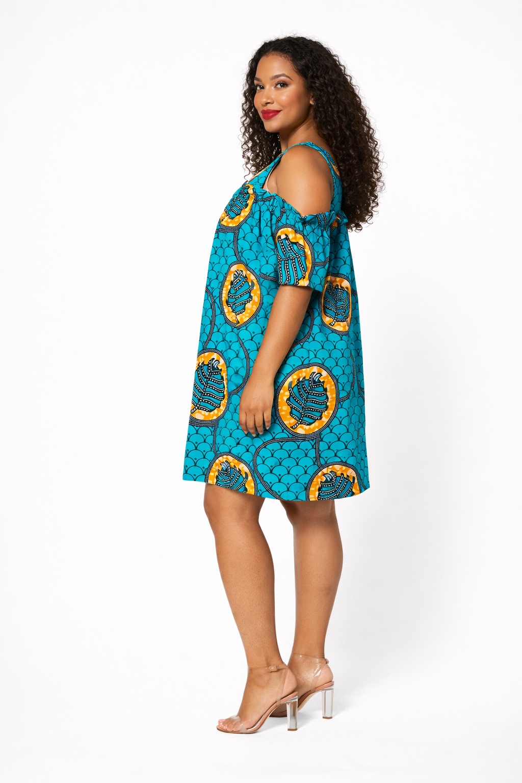 African Print Dress - Image 3