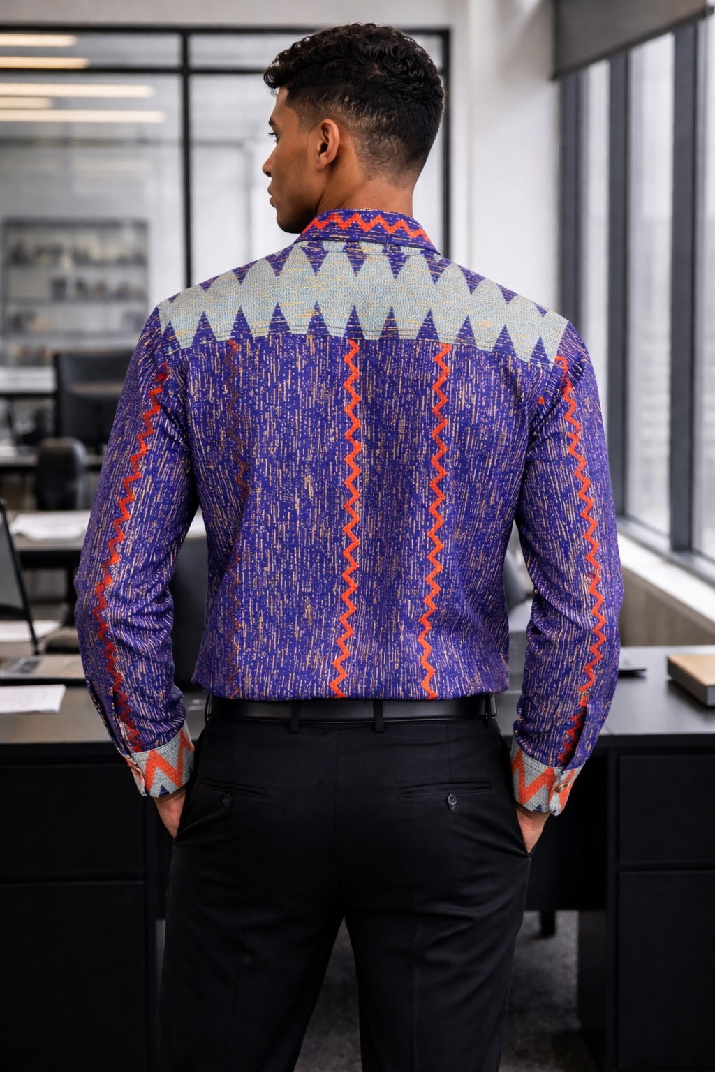 African Print Shirt - Image 3