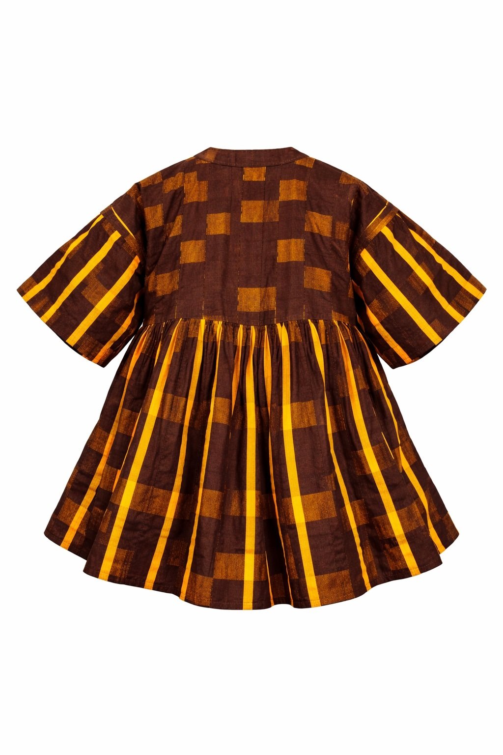 Heritage Brown Fugu Traditional Smock – Authentic Ghanaian Batakari Tunic - Image 3