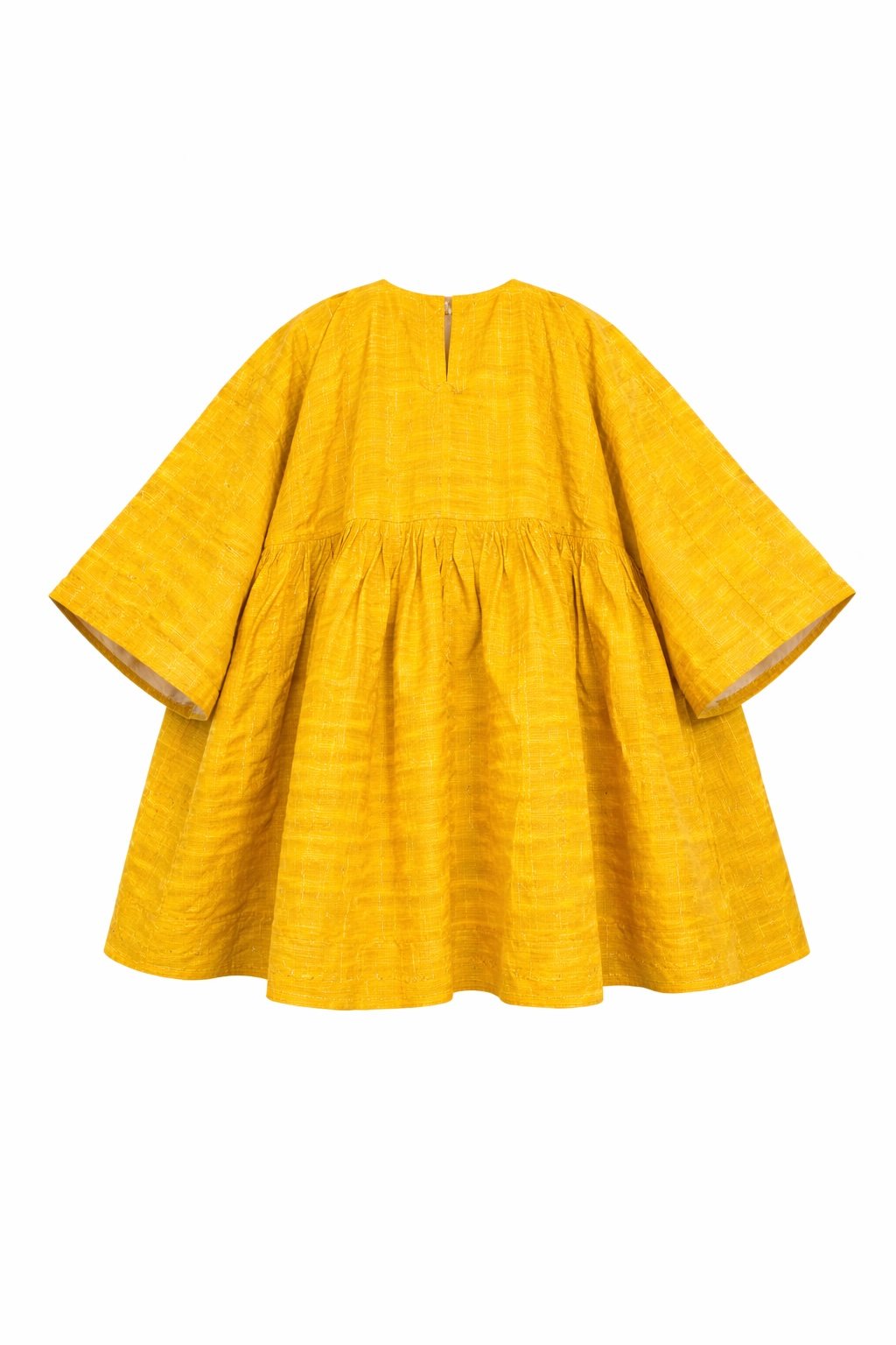 Heritage Mustard Fugu Traditional Smock – Authentic Ghanaian Batakari Tunic - Image 5